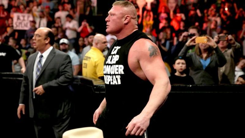 Brock Lesnar faced Kurt Angle in a 60-Minute Iron Man Match