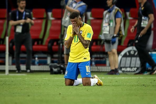 Neymar da Silva Santos Jr.  of Brasil  during the match...