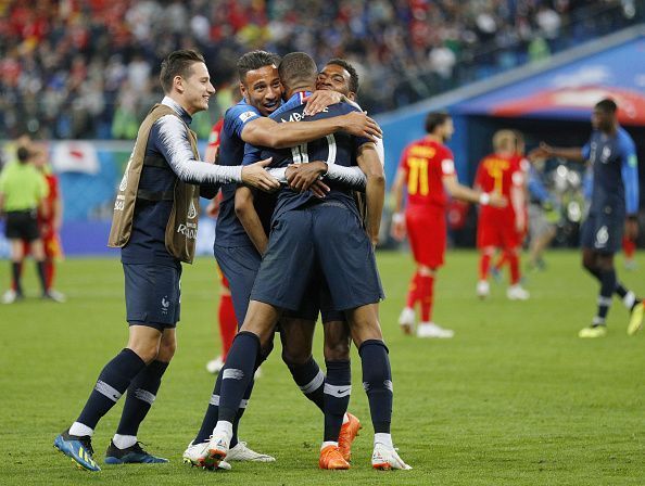 Football: France vs Belgium at World Cup