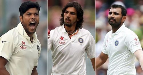 Umesh Yadav Ishant Sharma Mohammad Shami India Cricket