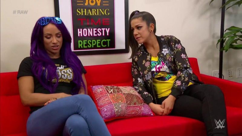 Image result for sasha banks bayley counselling