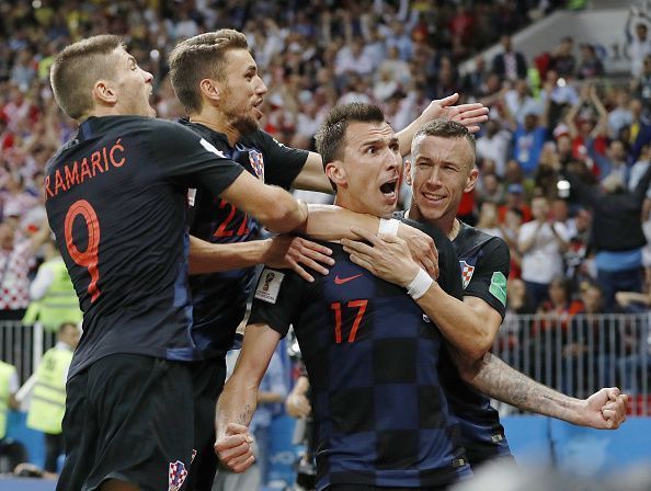 Football: Croatia vs England at World Cup