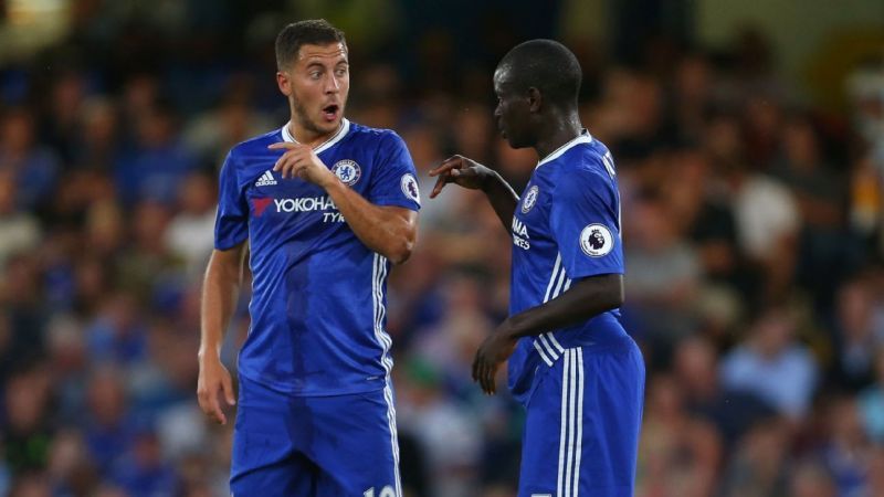 Kante will have to stop his Chelsea teammate Hazard at all costs