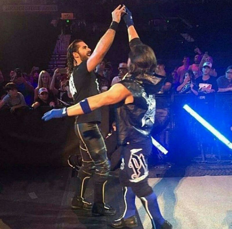 When the two best wrestlers in the company over the last two years square off imagine what the result would be? Images courtesy of pinterest.com