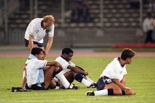 Soccer - FIFA World Cup Italia 1990 - Semi Final - West Germany v England - Stadio Delle Alpi