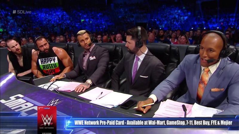 Rusev was absolute gold on commentary, this week