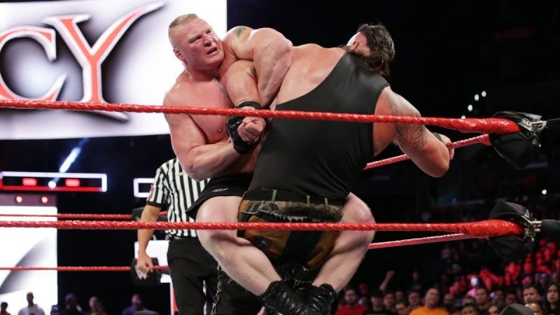 Image result for wwe brock lesnar vs braun strowman