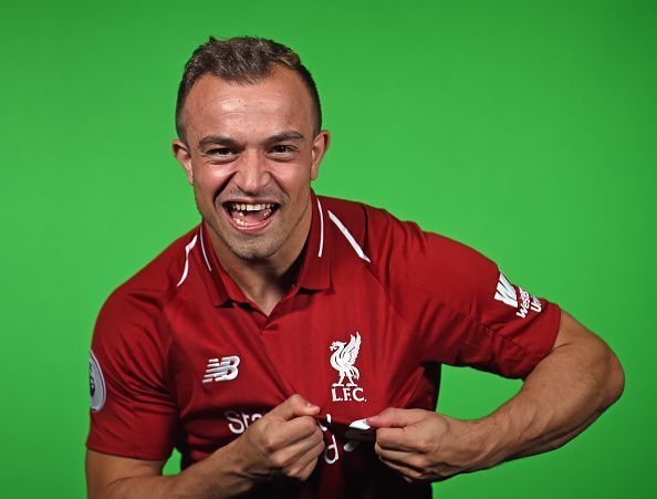 Liverpool Unveil New Signing Xherdan Shaqiri