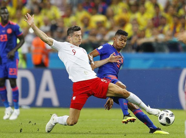 Football: Poland vs Colombia at World Cup