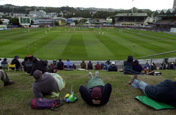 These Wellington spectators resorted to blankets a