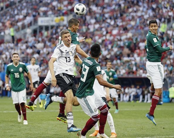 Football: Germany vs Mexico at World Cup