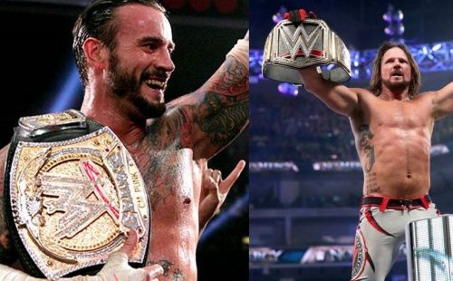 CM Punk and AJ Styles have only faced each other in the independent scene, years ago