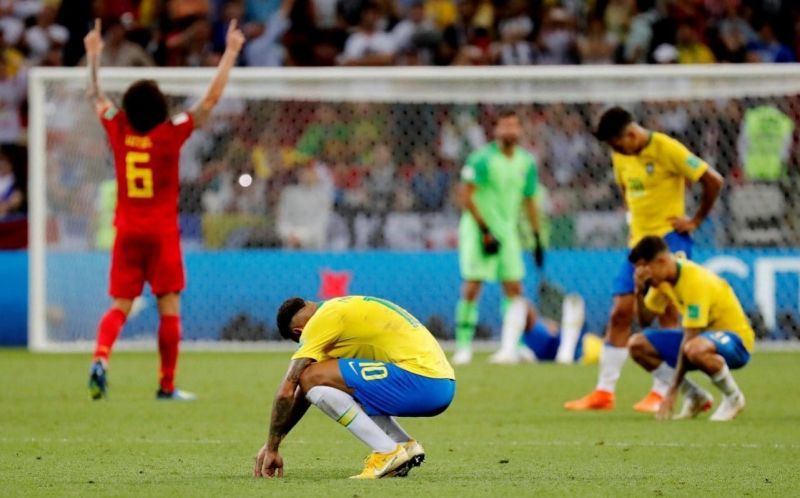 Brazil stunned by Belgium in the quarter-final