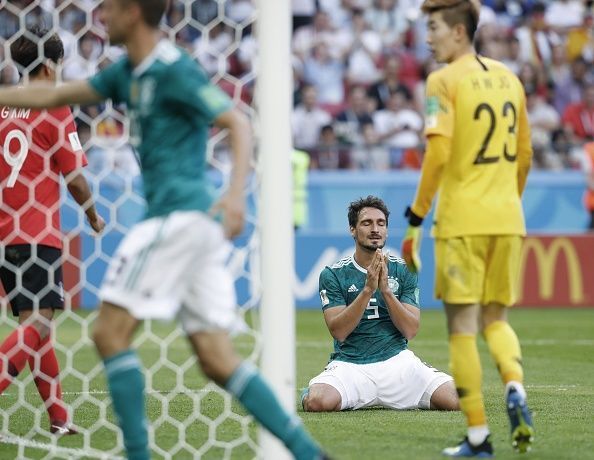 Football: Germany vs South Korea at World Cup