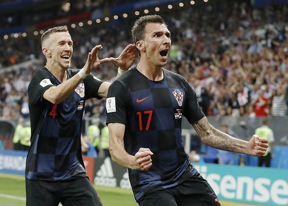 Football: Croatia vs England at World Cup