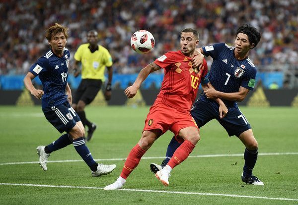 Eden Hazard was in top form for Belgium and bagged an assist in their st Round of 16 victory over Japan