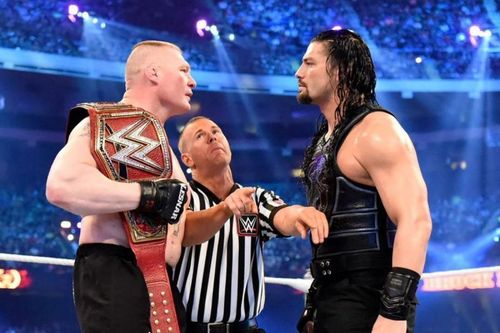 Roman vs Lesnar