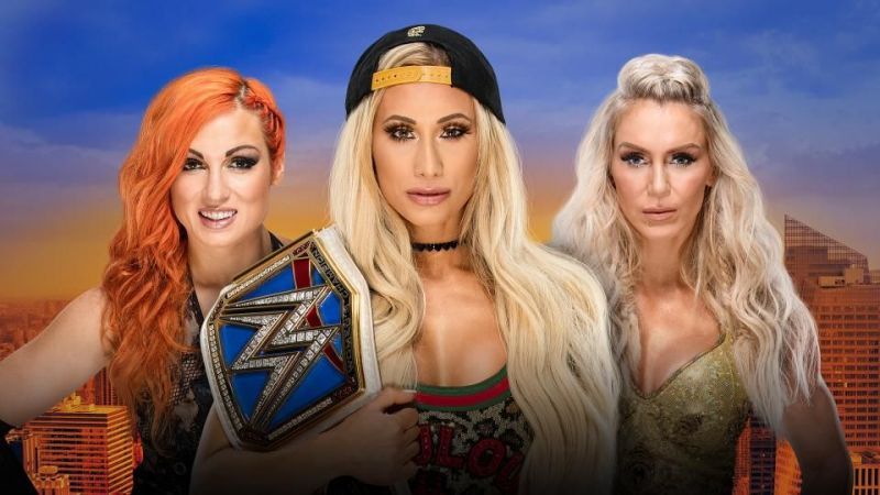 Carmella vs. Becky vs. Charlotte