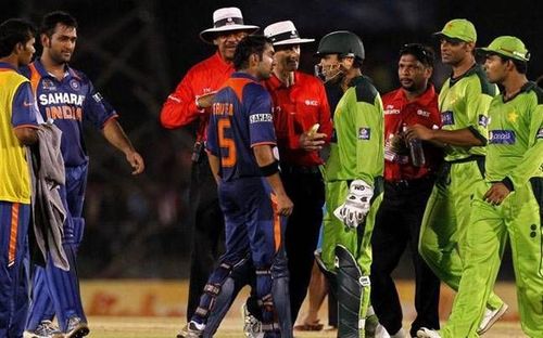 Gautam Gambhir and Kamran Akmal had an infamous clash in 2010