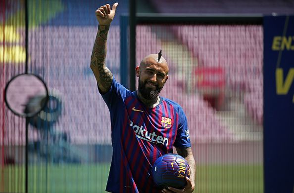 Arturo Vidal is now a Barcelona player