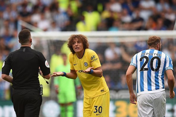 Luiz returned to the starting line-up after being a peripheral figure last season