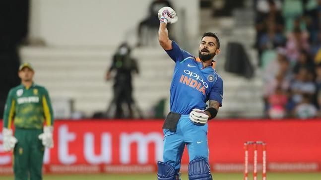 Image result for Virat Kohli in 2018 vs SA