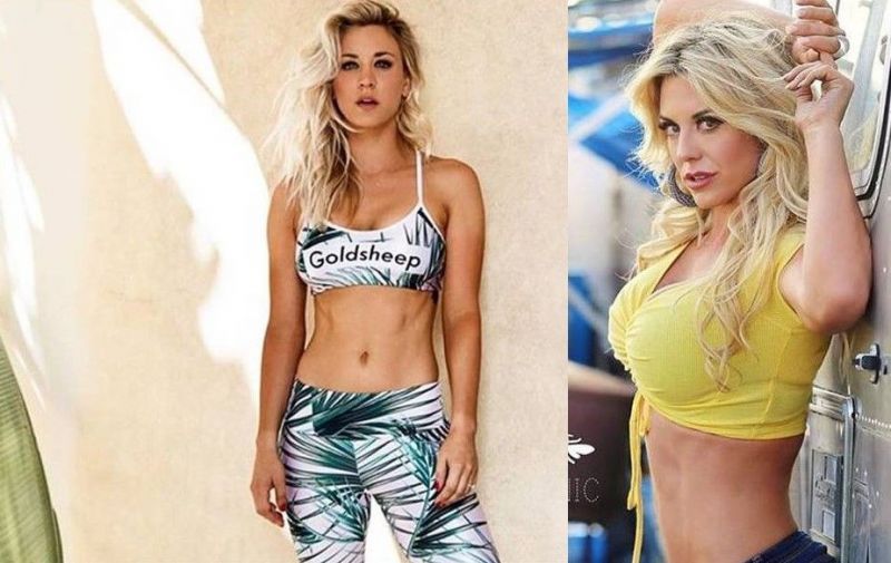 Kaley Cuoco and former WWE Superstar Taryn Terrell resemble one another