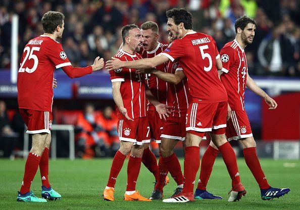 Sevilla FC v Bayern Muenchen - UEFA Champions League Quarter Final Leg One