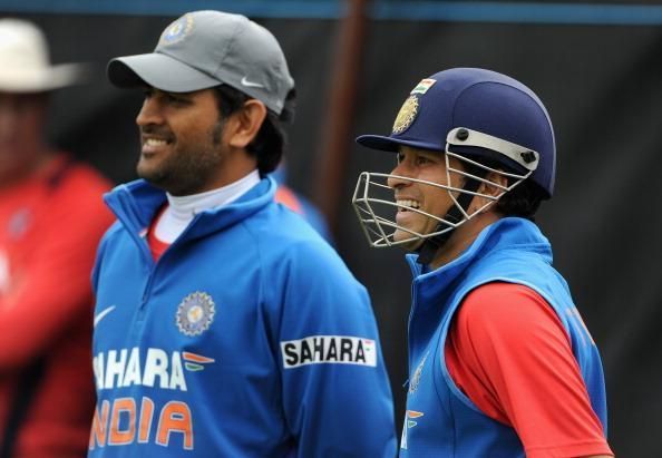 Image result for career milestones dhoni and sachin tendulkar