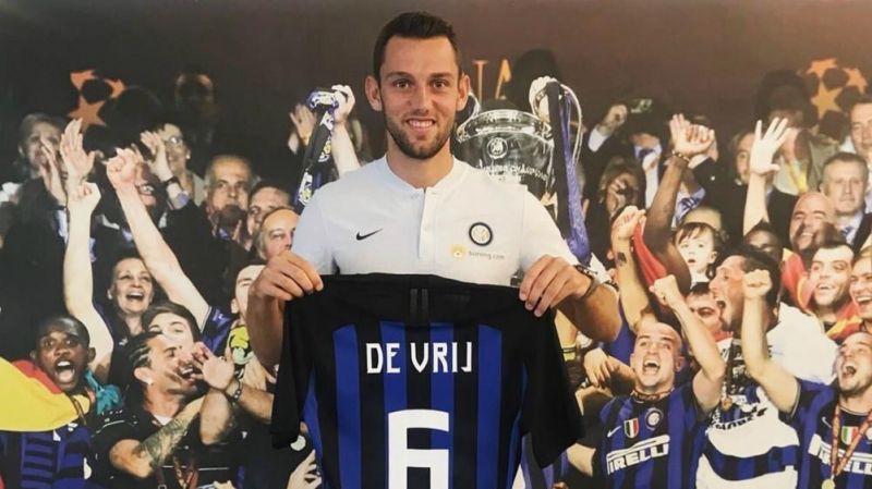 De Vrij joined Inter from rivals Lazio