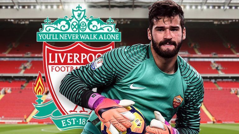 Alisson moved to Liverpool in a world record deal