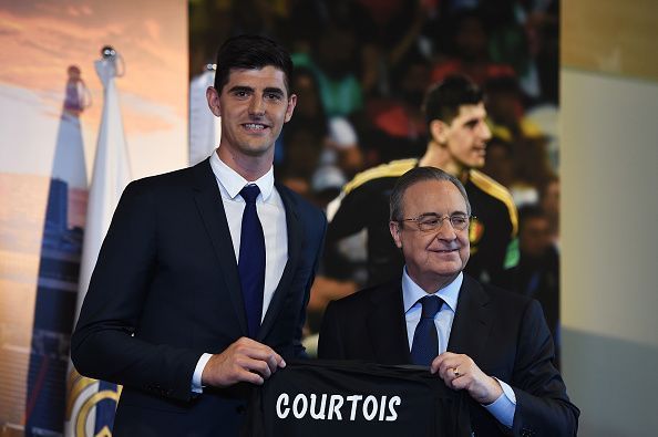 Real Madrid Unveil New Signing Thibaut Courtois