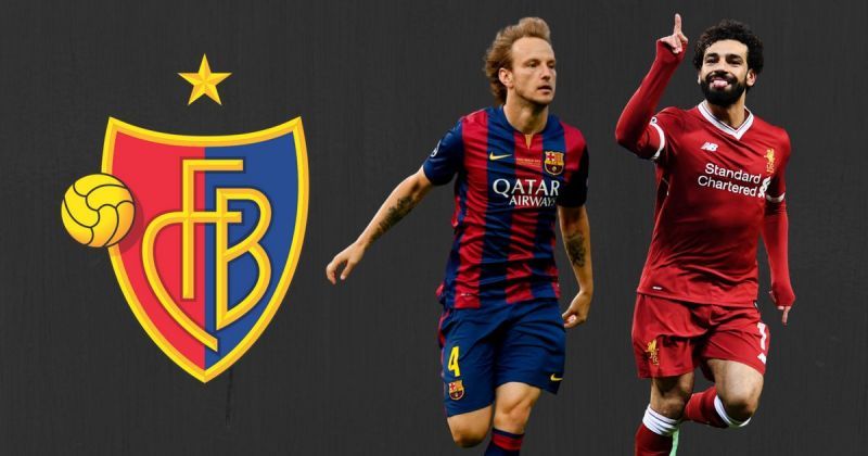 Ivan Rakitic (L) and Mohamed Salah (R) are two of the most famous player to play for Basel