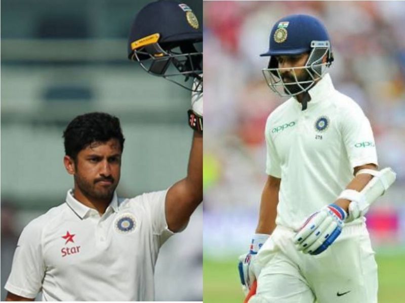 Karun Nair in place of Ajinkya Rahane