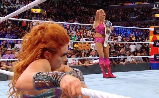 Image result for charlotte vs becky summerslam