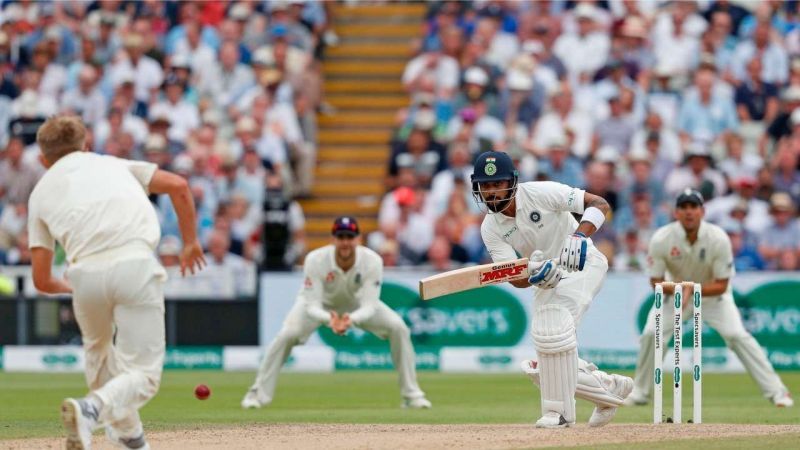 Kohli batting at Edgbaston