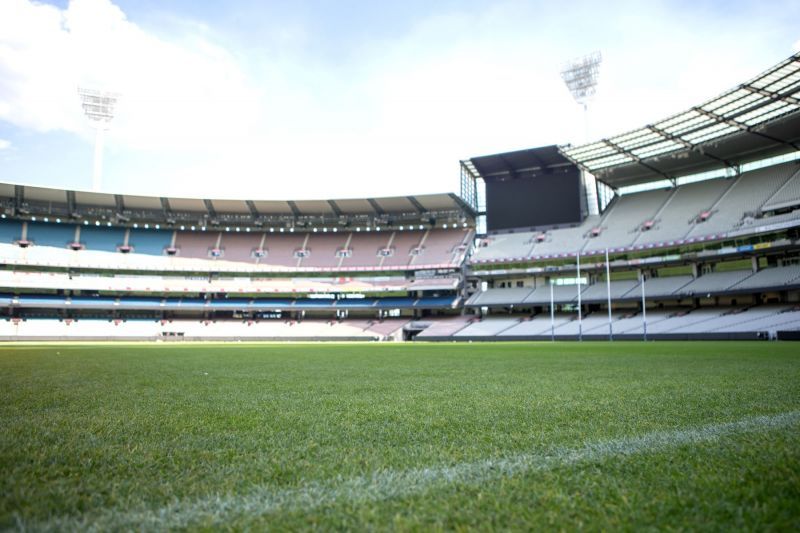 Interior view of the stadium