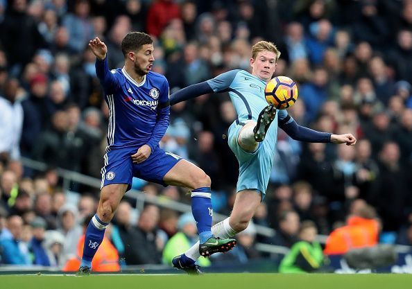 Eden Hazard Kevin De Bruyne EPL