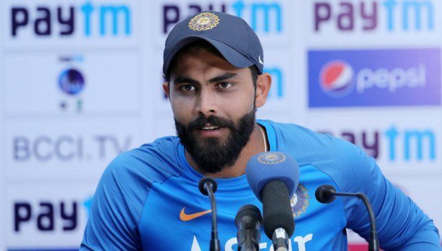 Image result for ravindra jadeja press conference