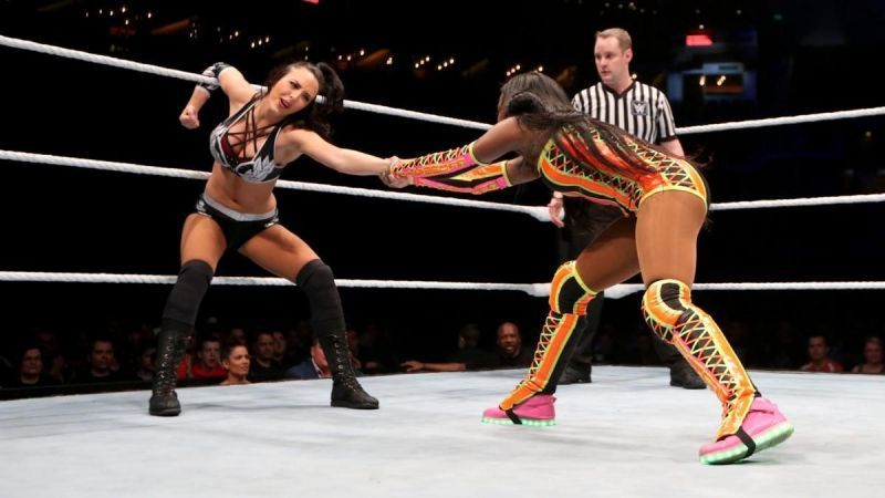 Image result for wwe peyton royce vs naimo