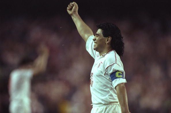 Diego Maradona played for Sevilla for one season.