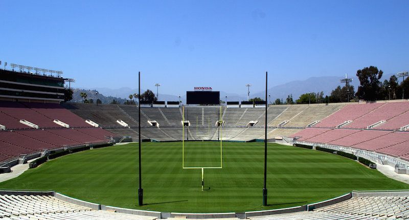 Interior view of the stadium