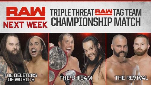 Which team will walk away as the Raw Tag Team Champions?