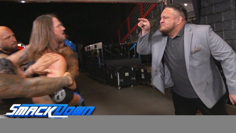 Image result for samoa joe aj style