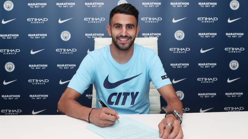 Mahrez became Man City&#039;s record signing