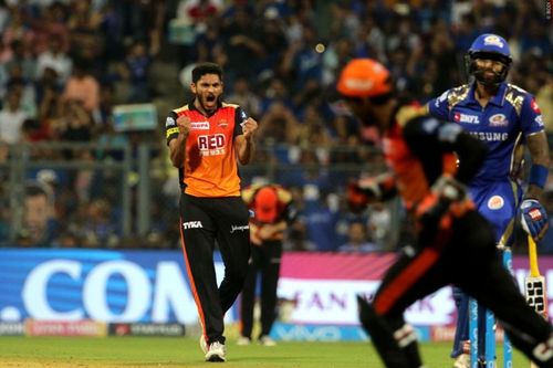 Basil Thampi in the IPL 2018