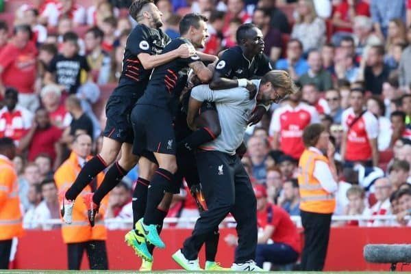 Sadio Mane scored on his first Liverpool appearance.