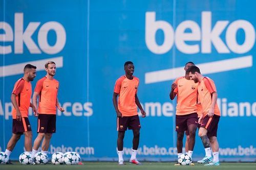 FC Barcelona Training Session