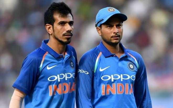 Image result for Kuldeep Yadav and Yuzvendra Chahal.