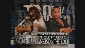 The Rock vs Mankind